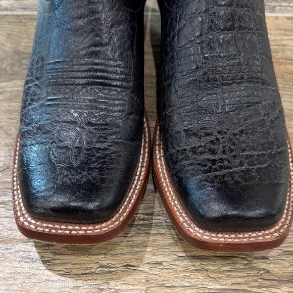 Ariat Black Leather Western Boots - Picture 2 of 6